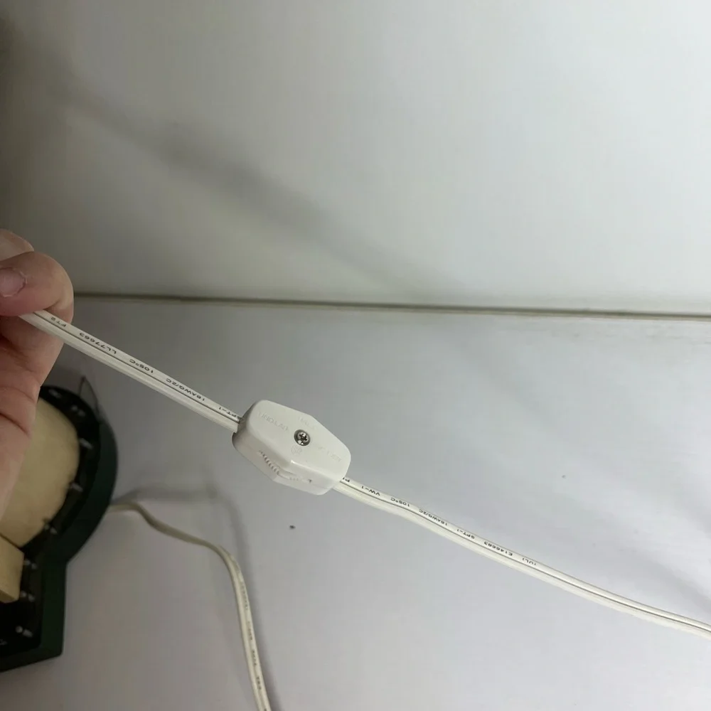 NCE Nautical Lighthouse Table Lamp Wood Coastal Beach Decor Working Light - Picture 9 of 10